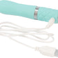 Pillow Talk Flirty Mini Massager PowerBullet Vibrator w Swarovski Crystal - Teal