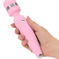 Pillow Talk Cheeky Body Wand w Swarovski Crystal Button - Pink