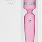 Pillow Talk Cheeky Body Wand w Swarovski Crystal Button - Pink