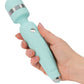 Pillow Talk Cheeky Body Wand w Swarovski Crystal Button - Teal