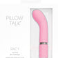 Pillow Talk Racy Mini G-Massager Vibrator w Swarovski Crystal - Pink