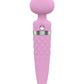 Pillow Talk Sultry Dual Ended Warming Massager w Swarovski Crystal Pink