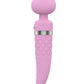 Pillow Talk Sultry Dual Ended Warming Massager w Swarovski Crystal Pink