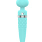 Pillow Talk Sultry Dual Ended Warming Massager w Swarovski Crystal Teal