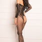 Rene Rofe Make You Melt Bodysuit Black Size OS