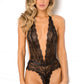 Rene Rofe Plunge In Teddy Black Black Size S/M or M/L