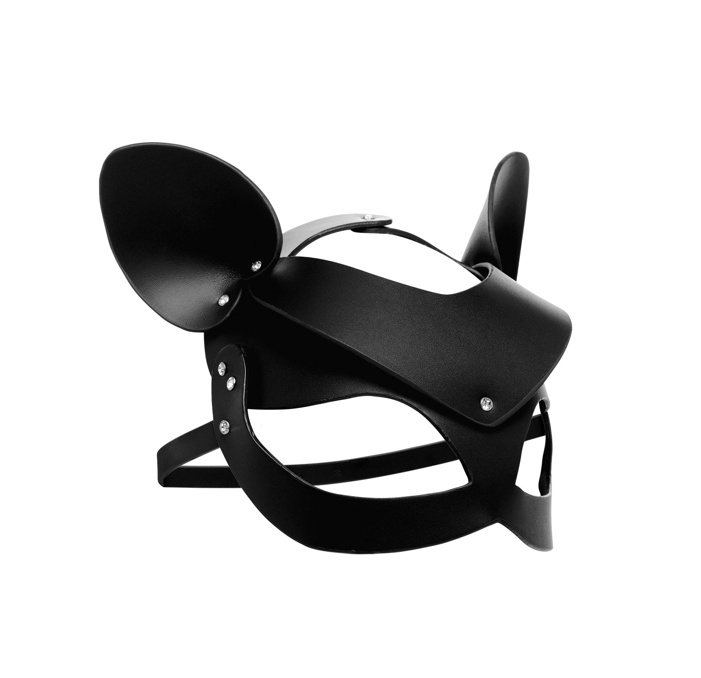 Master Series Bad Kitten Leather Cat Mask