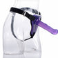 Strap U Comfort Ride Strap On Harness with Purple Dildo