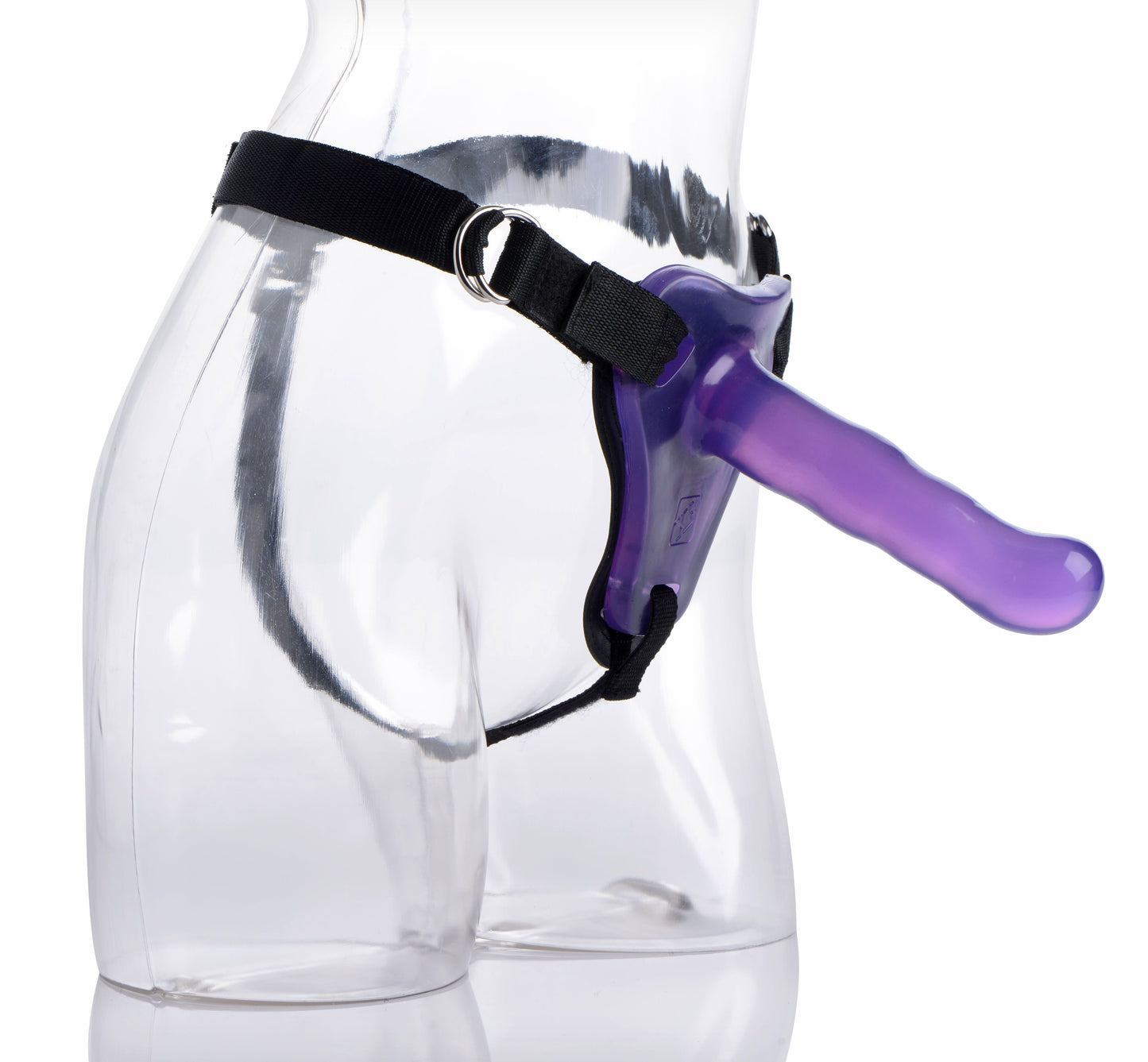 Strap U Comfort Ride Strap On Harness with Purple Dildo