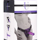 Strap U Comfort Ride Strap On Harness with Purple Dildo