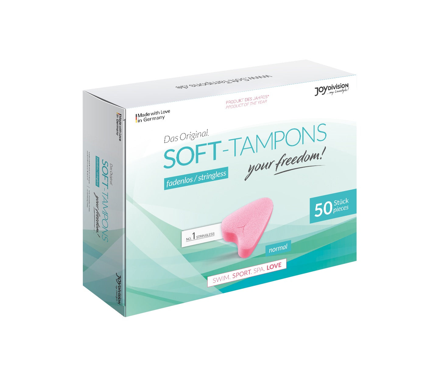 JOYDIVISION Soft Sponge Tampons 50 Pc Pieces