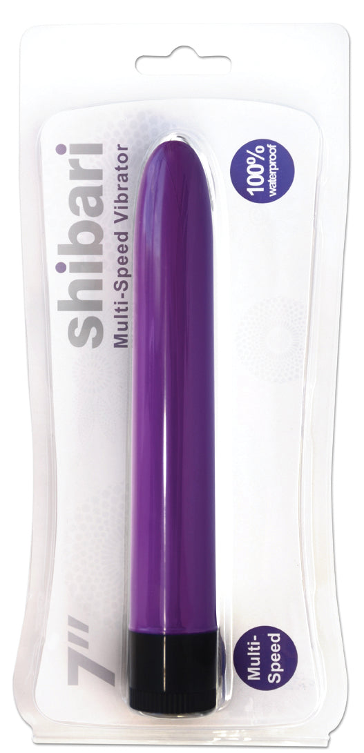 Shibari Multi-Speed Vibrator 7" Purple