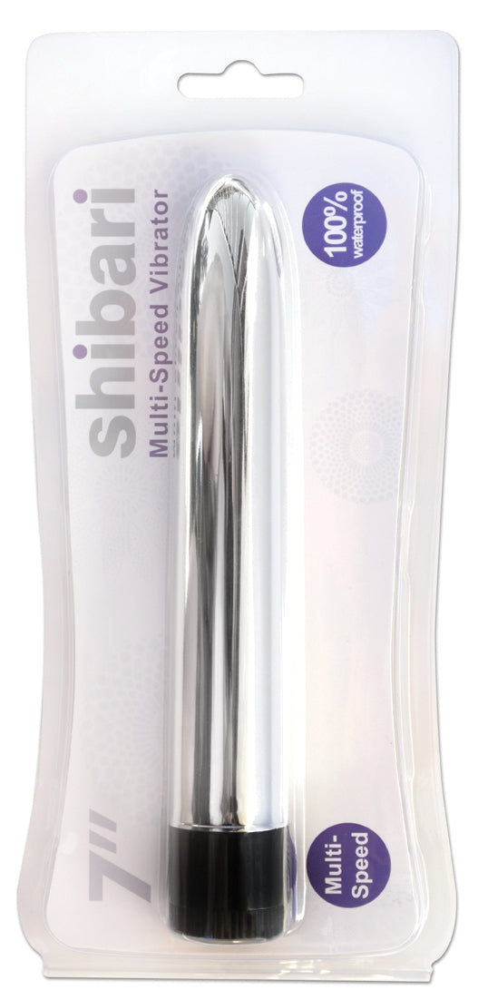 Shibari Multi-Speed Vibrator 7" Silver