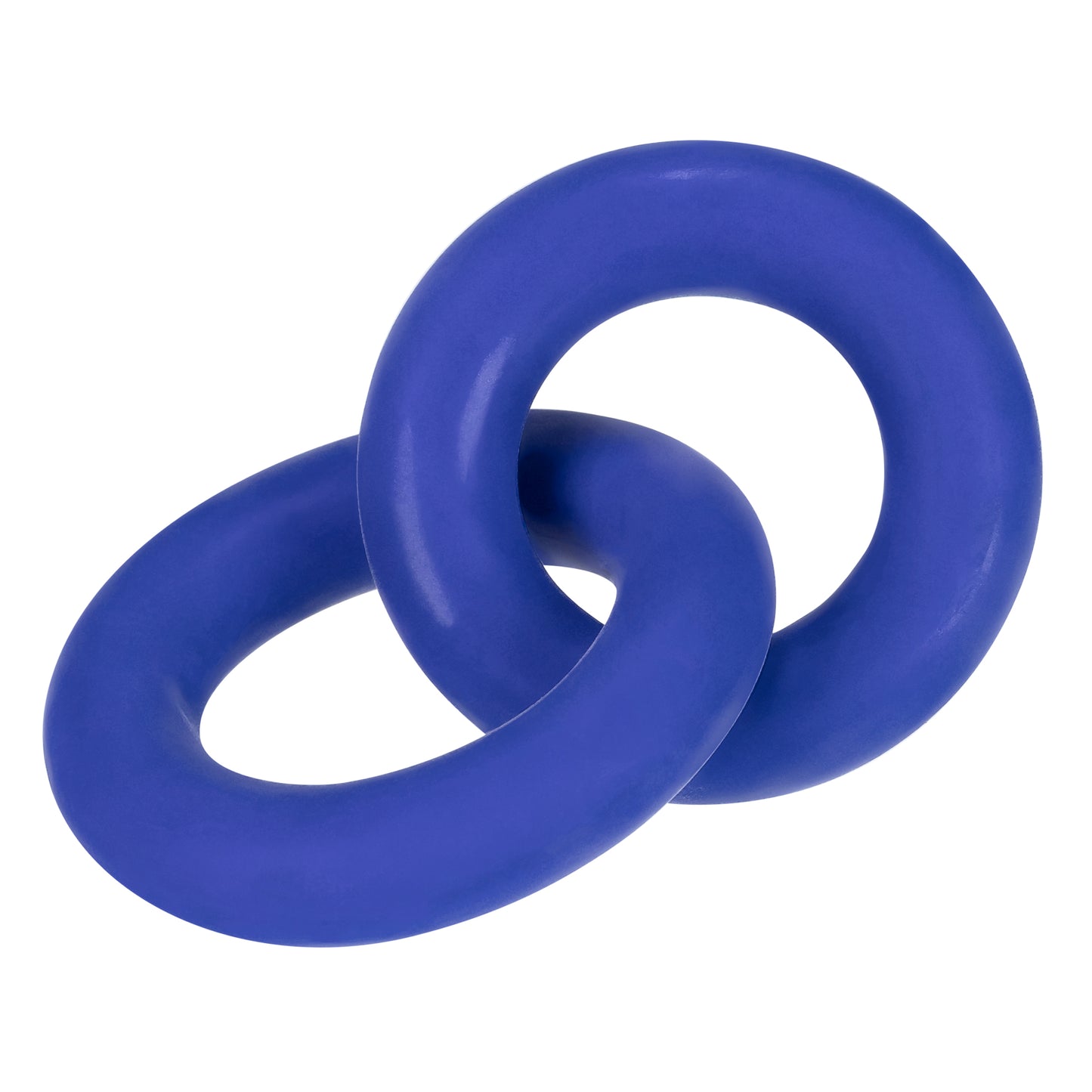 HunkyJunk DUO Linked Cock/Ball Rings Cobalt