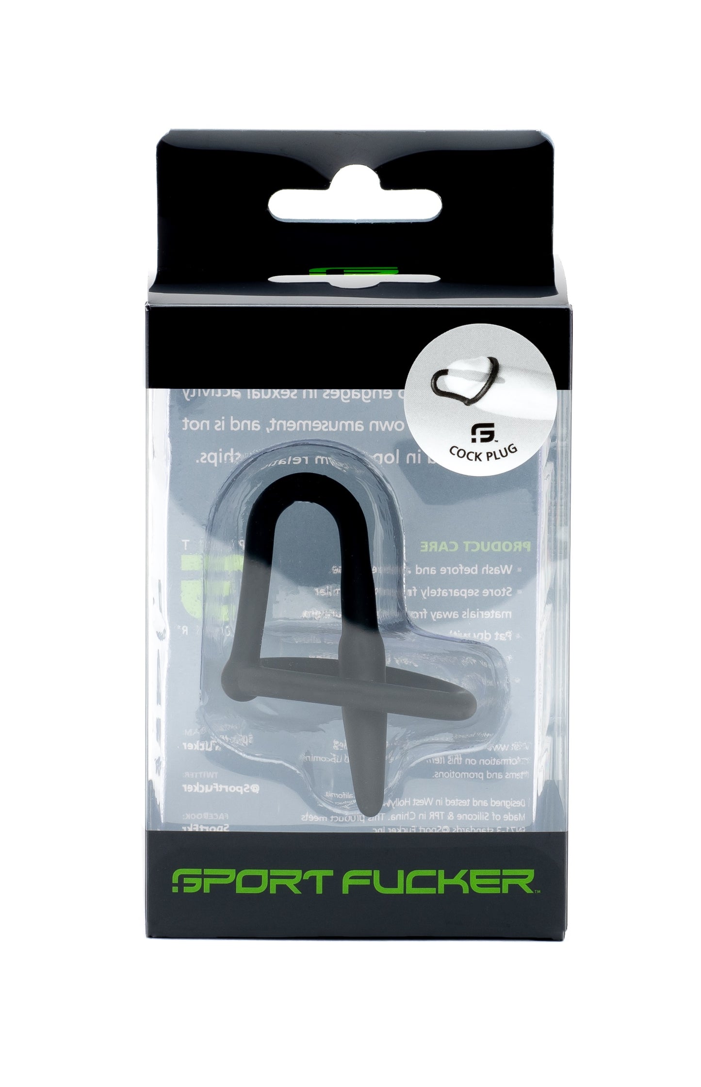 Sport Fucker Cock Plug Black