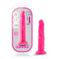 Blush Novelties Neo Dual Density Cock Dildo 7.5" Neon Pink