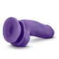 Blush Novelties Au Naturel Bold Beefy 7" inches Dildo Purple