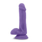 Blush Novelties Au Naturel Bold Delight 6" inches Dildo Purple