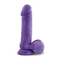 Blush Novelties Au Naturel Bold Hero 8" inches Dildo Purple