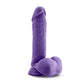 Blush Novelties Au Naturel Bold Hero 8" inches Dildo Purple