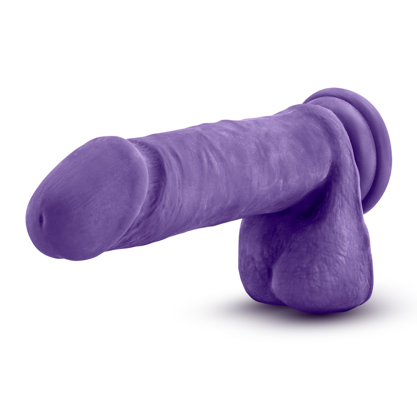 Blush Novelties Au Naturel Bold Hero 8" inches Dildo Purple