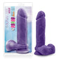 Blush Novelties Au Naturel Bold Massive 9" inches Dildo Purple