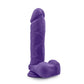 Blush Novelties Au Naturel Bold Massive 9" inches Dildo Purple