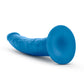 Blush Novelties Neo Elite 7.5" Silicone Dual Density Cock Dildo Dong Neon Blue