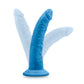 Blush Novelties Neo Elite 7.5" Silicone Dual Density Cock Dildo Dong Neon Blue