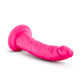 Blush Novelties Neo Elite 7.5" Silicone Dual Density Cock Neon Pink