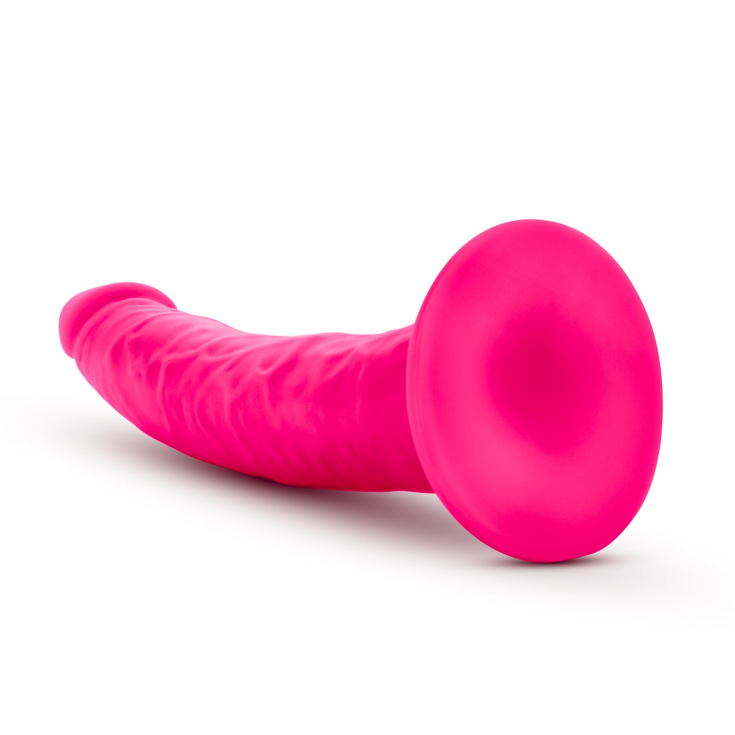 Blush Novelties Neo Elite 7.5" Silicone Dual Density Cock Neon Pink