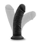 Ruse Jammy Black Dildo 8" with Suction Cup