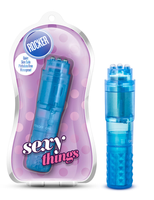 Blush Novelties Sexy Things Rocker Vibrator Blue