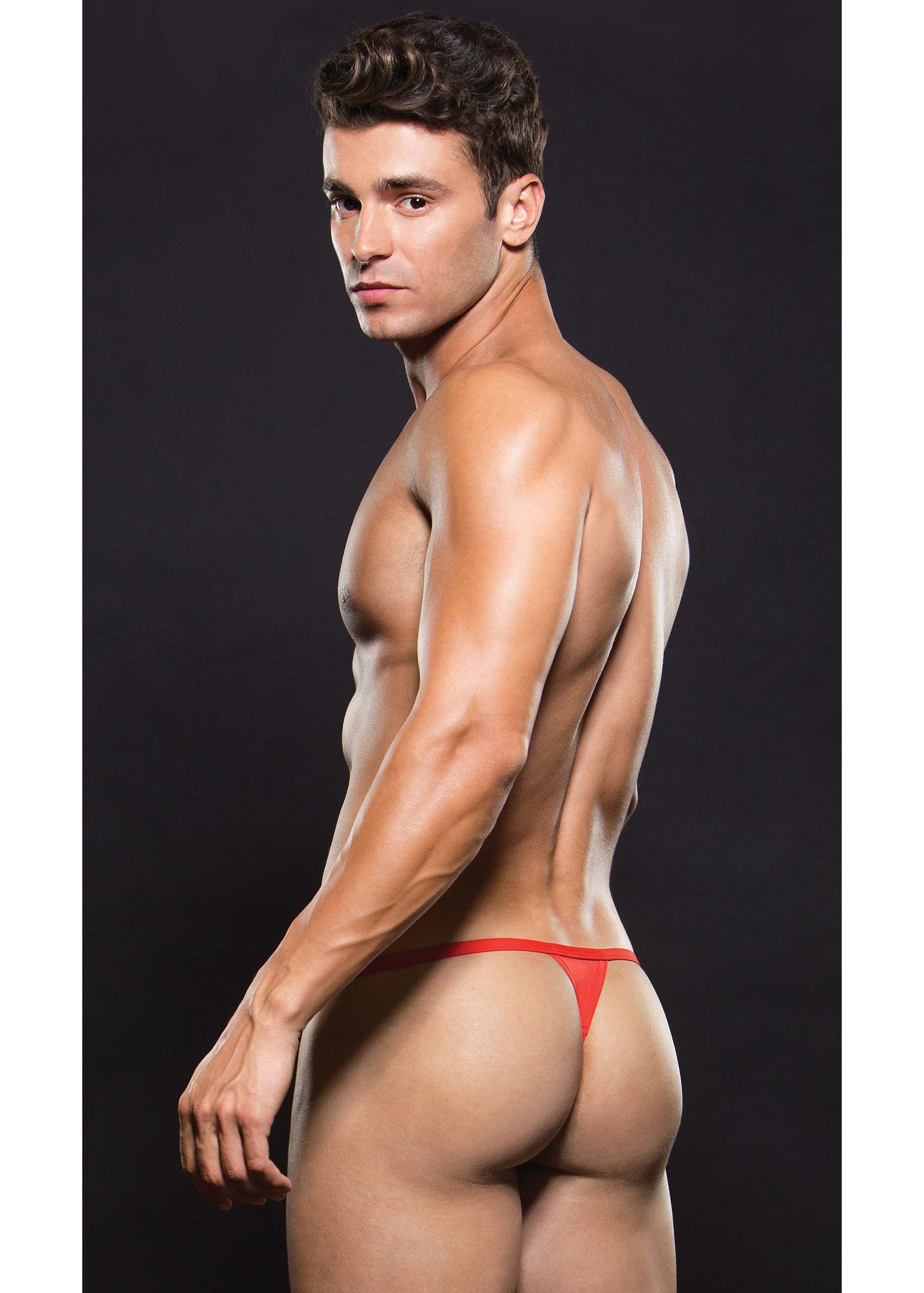 Envy Microfiber Magnetic G String Red Size S/M or M/L or L/XL