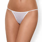 Obsessive Lingerie Luiza Thong White Size S/M or L/XL