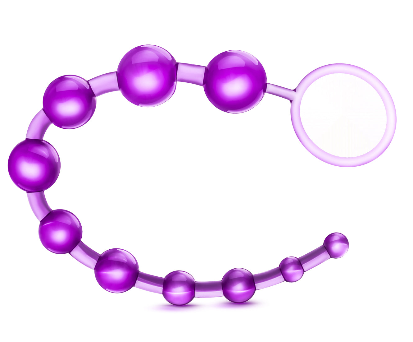 Blush Novelties B Yours Basic Anal Beads Purple