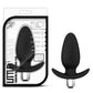 Luxe Little Thumper Black - Anal Plug with Vibrating Bullet