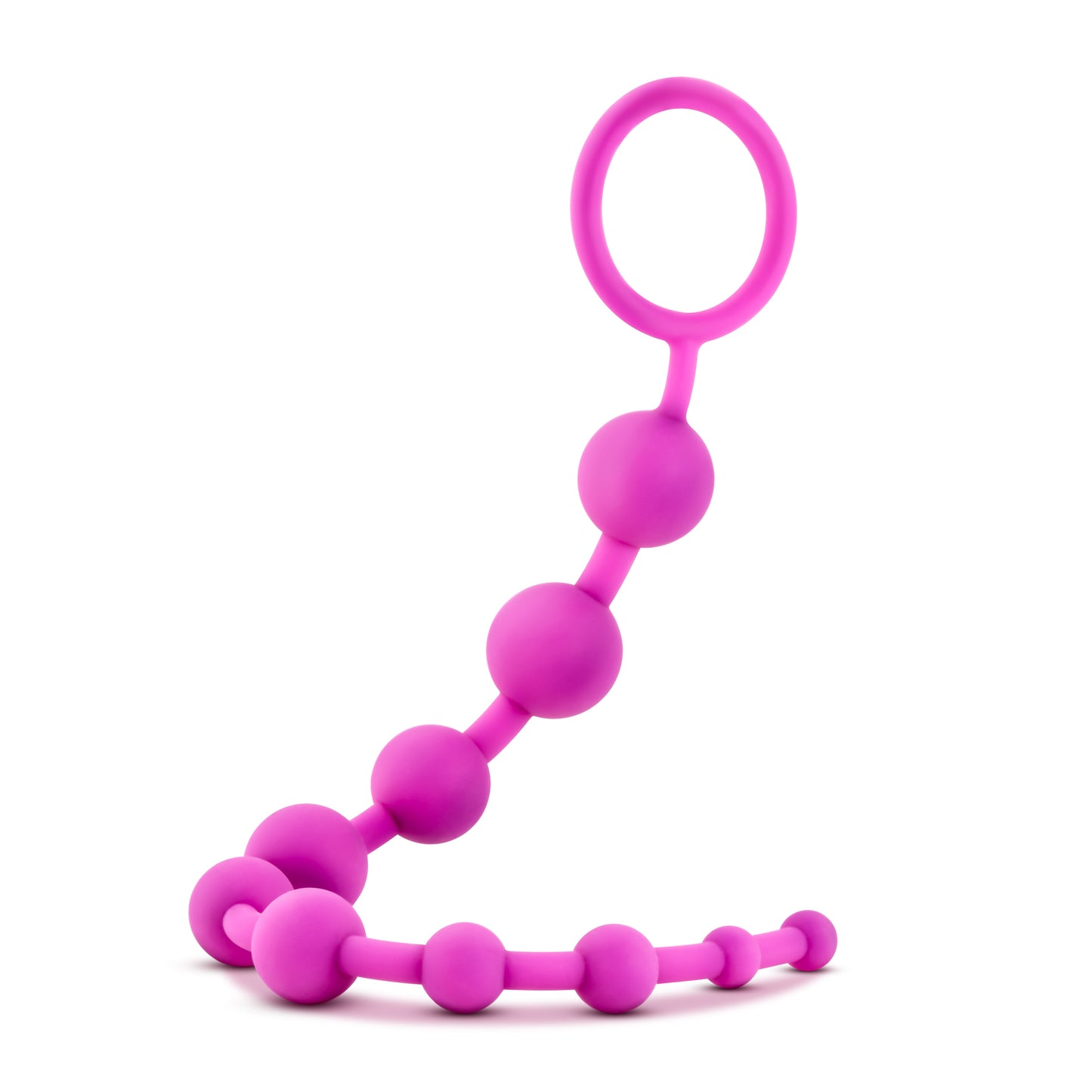 Luxe Silicone Anal 10 Beads Pink