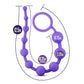 Luxe Silicone Anal 10 Beads Purple