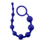 Luxe Silicone Anal 10 Beads Indigo