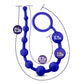 Luxe Silicone Anal 10 Beads Indigo