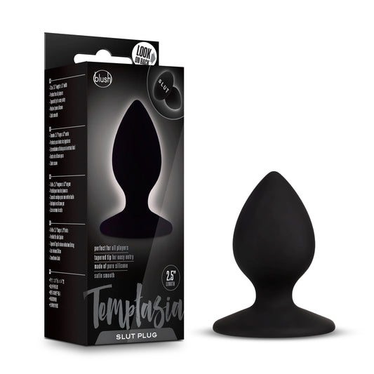 Blush Novelties | Temptasia Slut Plug Black