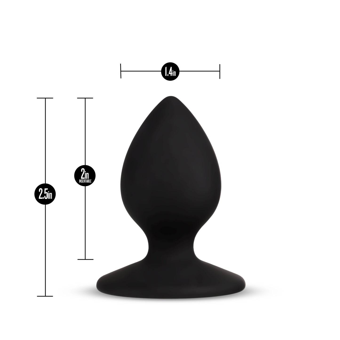 Blush Novelties | Temptasia Slave Plug Black