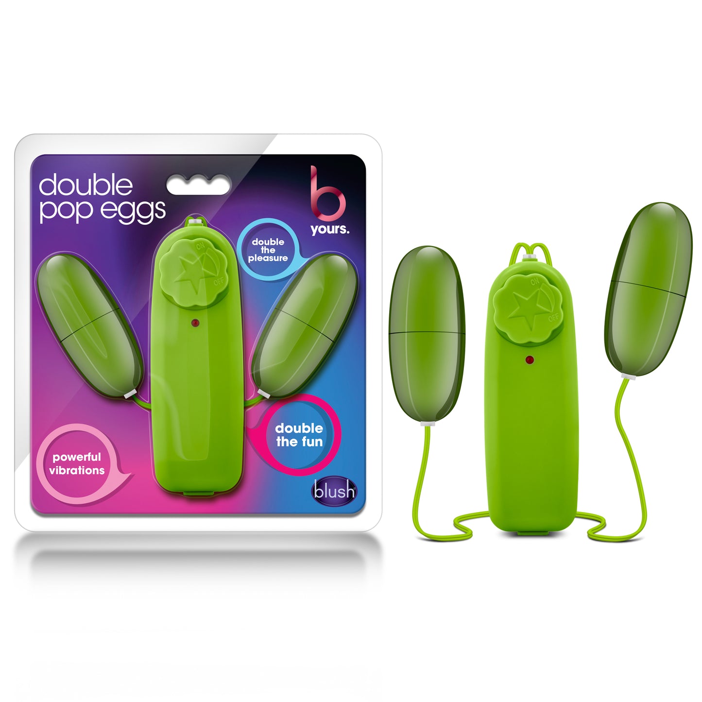 Blush Novelties B Yours Double Pop Eggs Lime