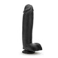 Blush Novelties Au Naturel Bold Huge 10.5" inches Dildo Black