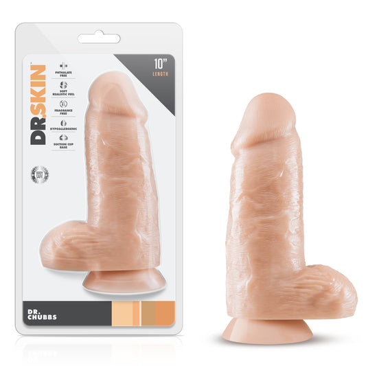 Dr Skin | Dr Chubbs 10" inches Dildo Vanilla