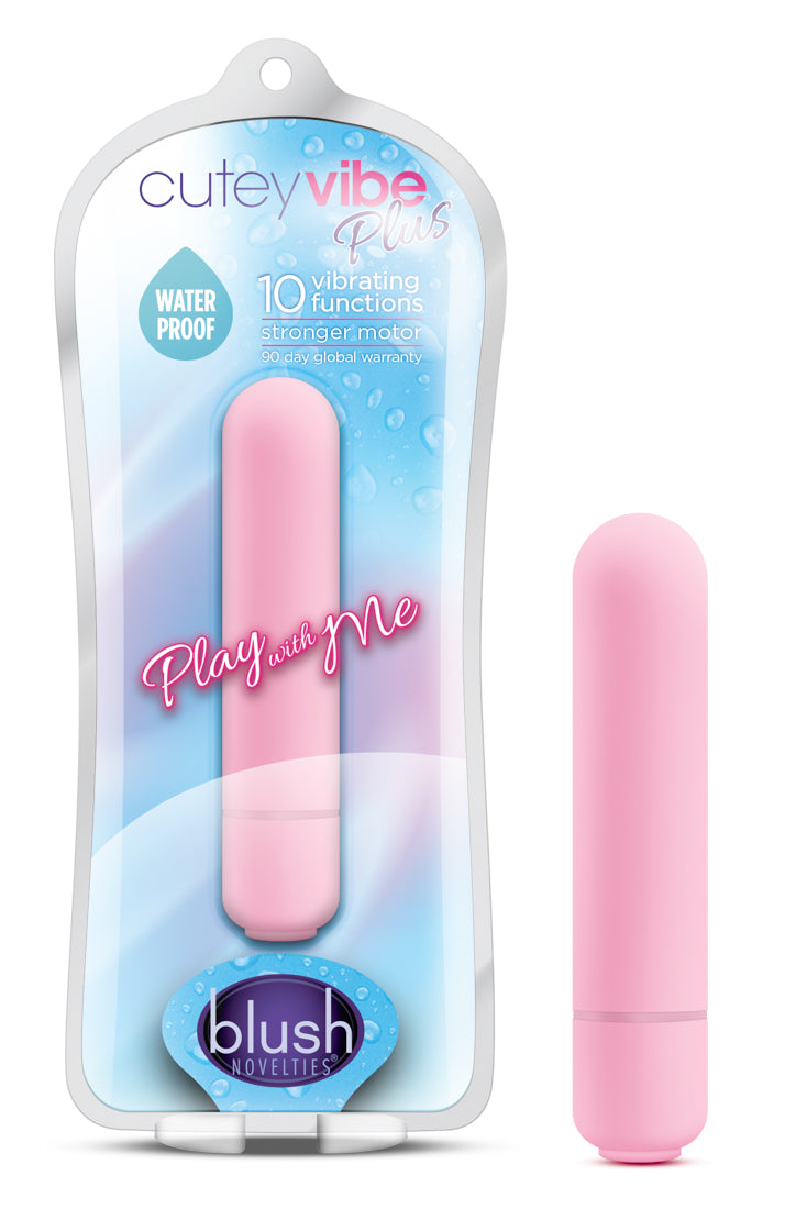 Blush Novelties Play with Me Cutey Vibe Plus Bullet Vibrator Pink