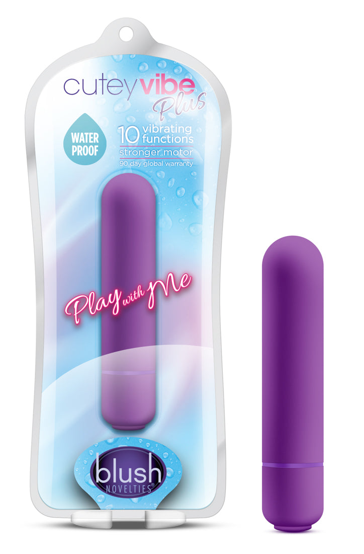 Blush Novelties Play with Me Cutey Vibe Plus Bullet Vibrator Purple