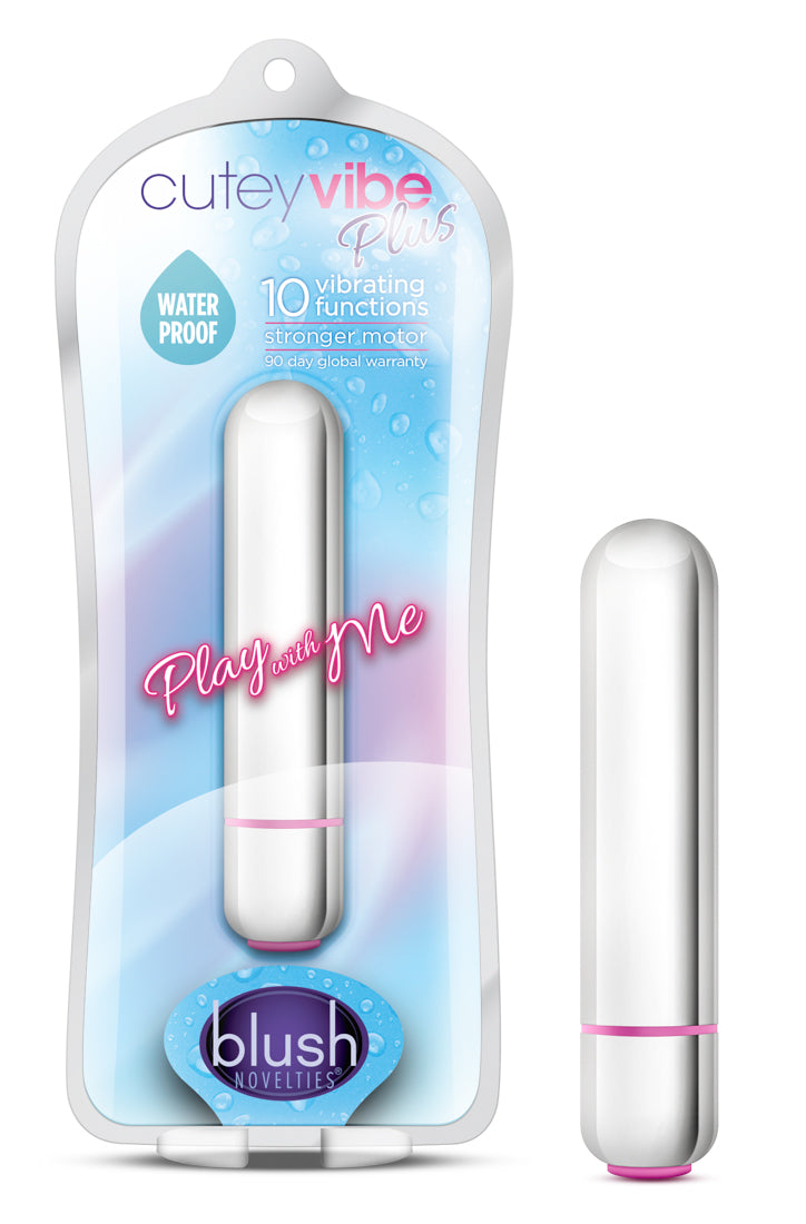 Blush Novelties Play with Me Cutey Vibe Plus Bullet Vibrator Silver