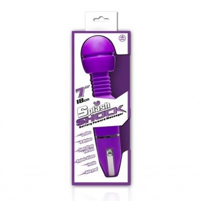 Excellent Power |  Splash Shock 7" Silicone Wand Purple